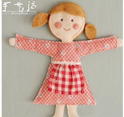 不織布制作女生娃娃的方法教程 -  rpnrmr.com
