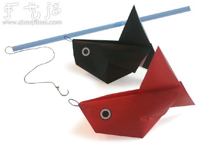 上鉤小魚折紙方法 -  rpnrmr.com