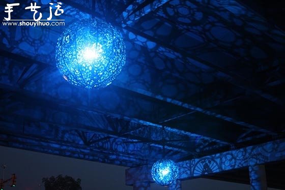 自行車零件制作的華麗吊燈 -  rpnrmr.com