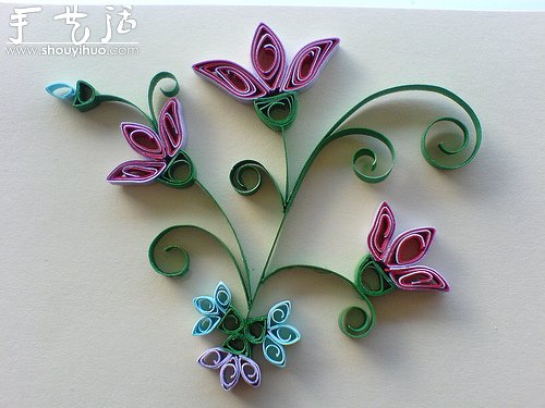 花鳥十字架卷紙作品欣賞 -  rpnrmr.com