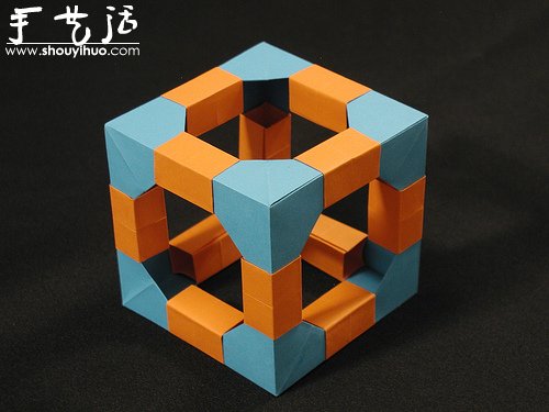 復(fù)雜幾何立體折紙作品欣賞 -  rpnrmr.com