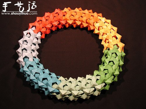 復(fù)雜幾何立體折紙作品欣賞 -  rpnrmr.com