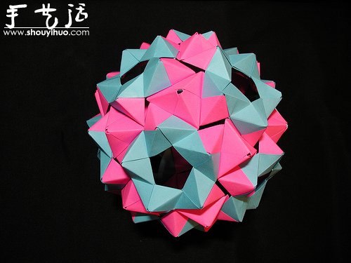 復(fù)雜幾何立體折紙作品欣賞 -  rpnrmr.com