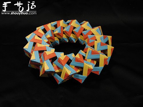 復(fù)雜幾何立體折紙作品欣賞 -  rpnrmr.com