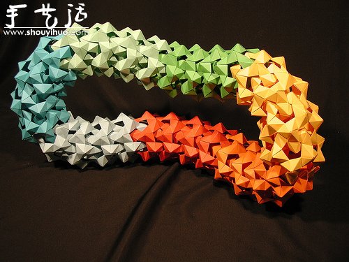 復(fù)雜幾何立體折紙作品欣賞 -  rpnrmr.com