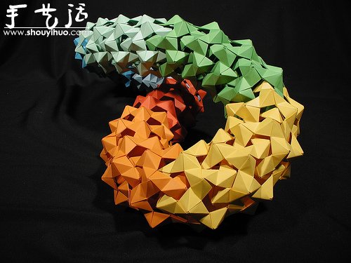 復(fù)雜幾何立體折紙作品欣賞 -  rpnrmr.com