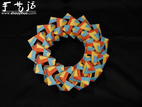 復(fù)雜幾何立體折紙作品欣賞 -  rpnrmr.com
