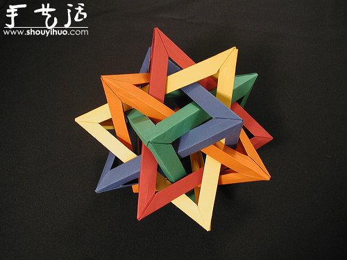 復(fù)雜幾何立體折紙作品欣賞 -  rpnrmr.com