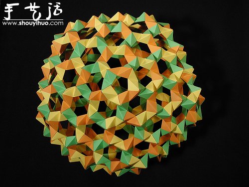 復(fù)雜幾何立體折紙作品欣賞 -  rpnrmr.com
