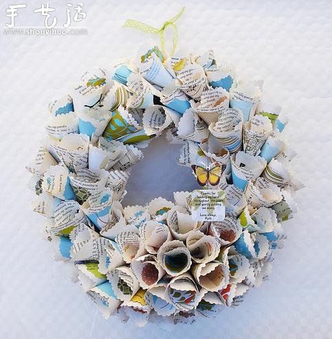 折紙花環(huán)作品欣賞 -  rpnrmr.com