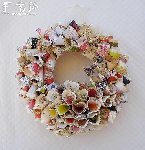 折紙花環(huán)作品欣賞 -  rpnrmr.com