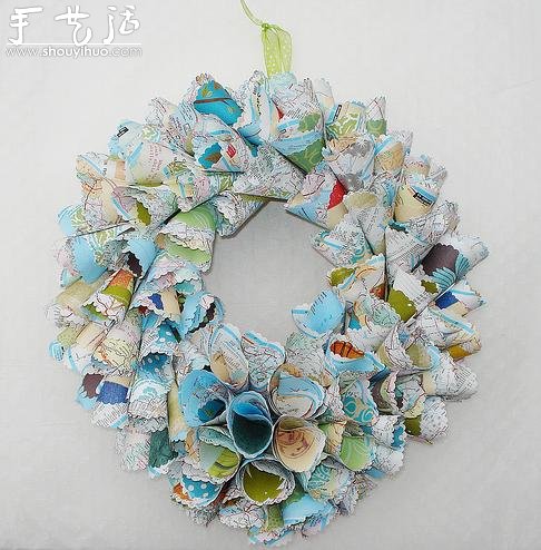 折紙花環(huán)作品欣賞 -  rpnrmr.com