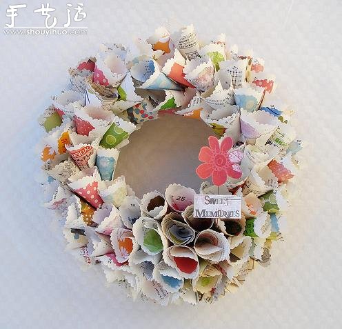 折紙花環(huán)作品欣賞 -  rpnrmr.com