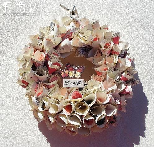 折紙花環(huán)作品欣賞 -  rpnrmr.com