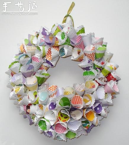 折紙花環(huán)作品欣賞 -  rpnrmr.com