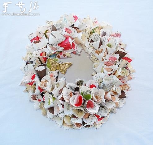 折紙花環(huán)作品欣賞 -  rpnrmr.com