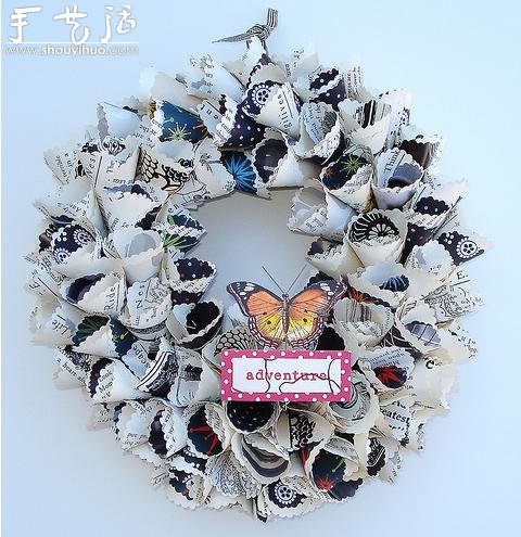折紙花環(huán)作品欣賞 -  rpnrmr.com