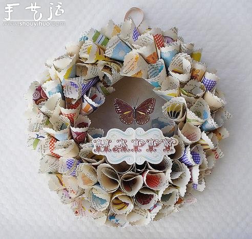 折紙花環(huán)作品欣賞 -  rpnrmr.com