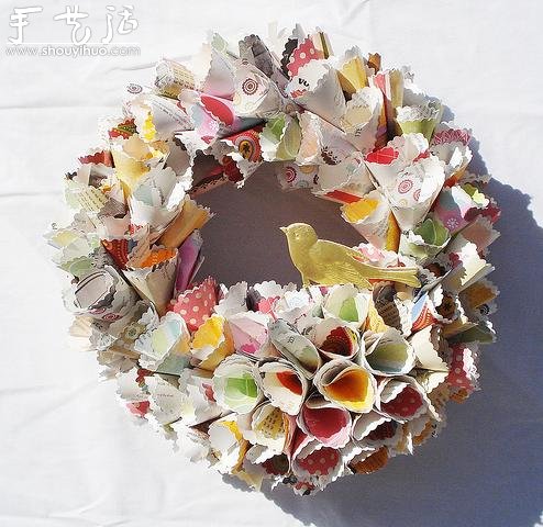 折紙花環(huán)作品欣賞 -  rpnrmr.com