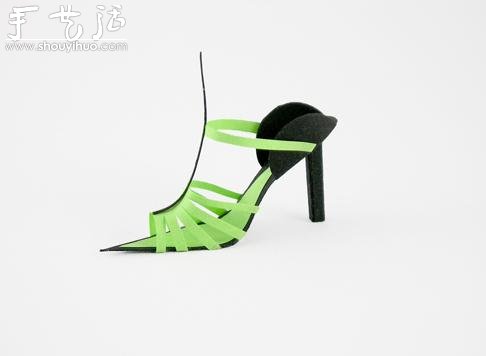 精美的女式高跟鞋剪紙作品欣賞 -  rpnrmr.com