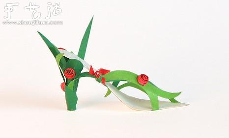 精美的女式高跟鞋剪紙作品欣賞 -  rpnrmr.com