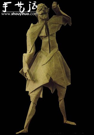 細(xì)致的人物造型折紙藝術(shù)品 -  rpnrmr.com