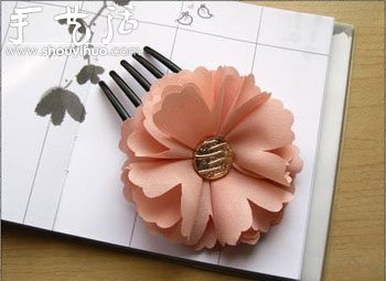 牡丹花發(fā)夾制作教程 -  rpnrmr.com