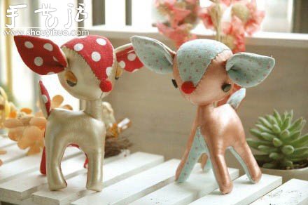 可愛小鹿布偶的制作教程 -  rpnrmr.com