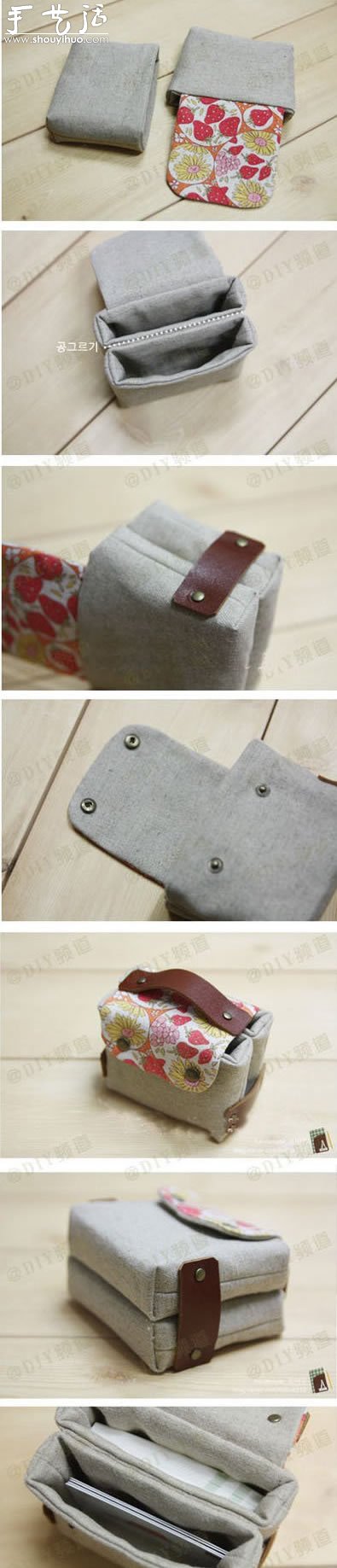 復(fù)古零錢(qián)包的手工布藝制作教程 -  rpnrmr.com