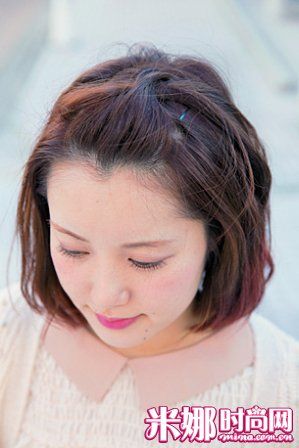 女生清爽可愛發(fā)箍造型DIY -  rpnrmr.com