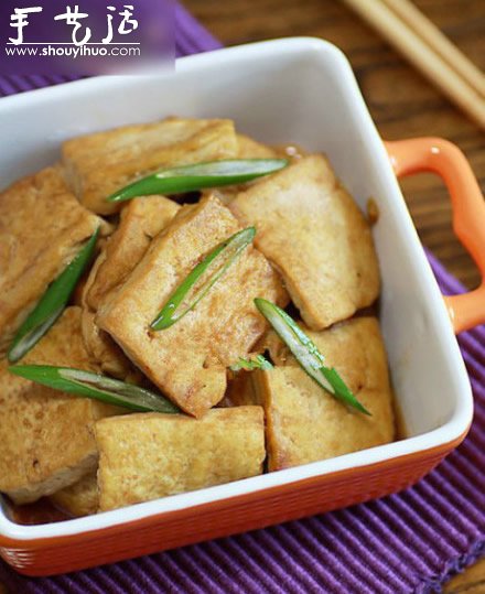 DIY大蔥燒豆腐的教程 -  rpnrmr.com