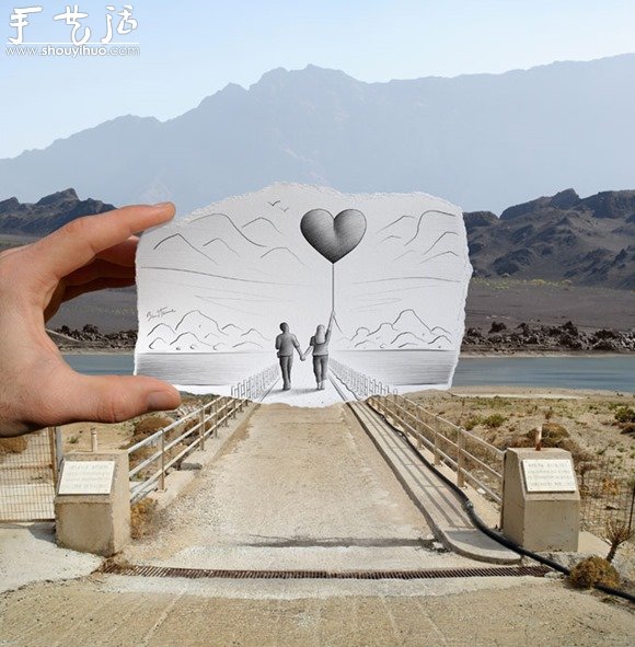 素描與現(xiàn)實(shí)混合 打造獨(dú)特視覺作品 -  rpnrmr.com