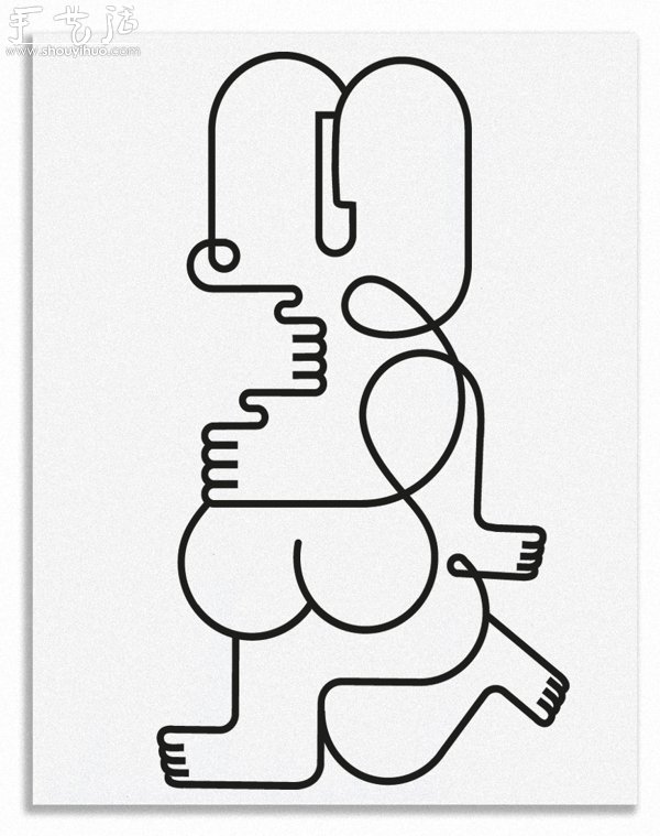 回形線繪畫(huà)作品欣賞 -  rpnrmr.com