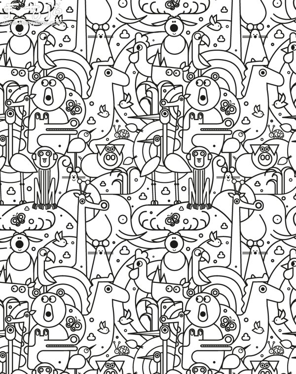 回形線繪畫(huà)作品欣賞 -  rpnrmr.com