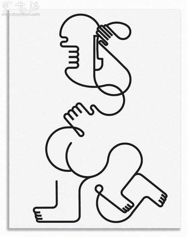 回形線繪畫(huà)作品欣賞 -  rpnrmr.com