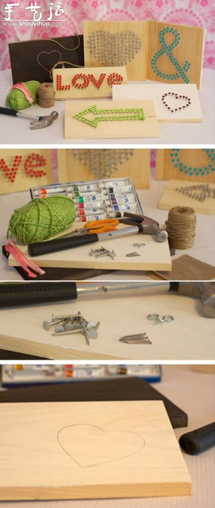 清新可愛(ài)標(biāo)志木牌的手工制作方法 -  rpnrmr.com