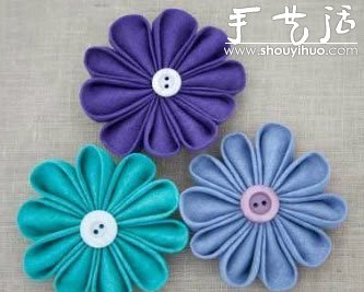布藝小花配飾制作教程 -  rpnrmr.com