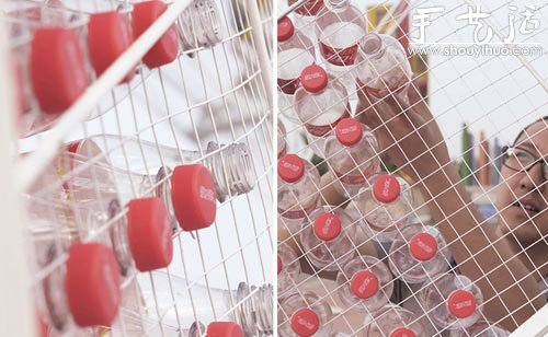 17000個塑料可樂瓶DIY制作的logo圖案 -  rpnrmr.com