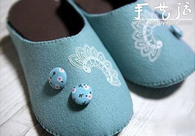 不織布制作休閑居家拖鞋的教程 -  rpnrmr.com