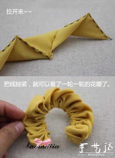 不織布制作漂亮發(fā)卡的手工方法 -  rpnrmr.com