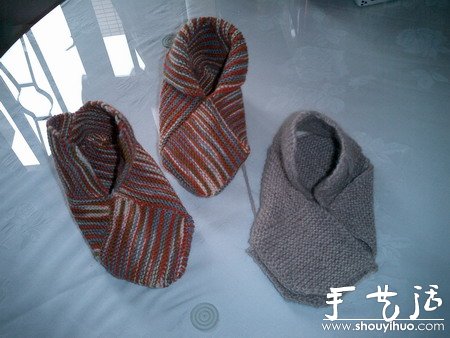 給小寶寶編織保暖襪子的手工教程 -  rpnrmr.com