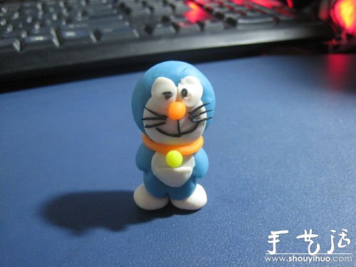 橡皮泥手工制作哆啦A夢(mèng)的教程 -  rpnrmr.com