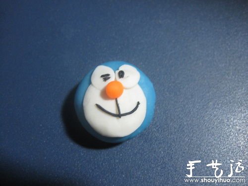 橡皮泥手工制作哆啦A夢(mèng)的教程 -  rpnrmr.com