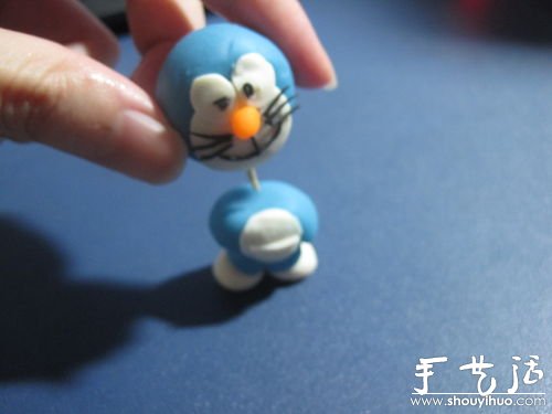 橡皮泥手工制作哆啦A夢(mèng)的教程 -  rpnrmr.com