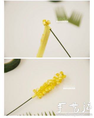 彩色卡紙制作漂亮花束的紙藝教程 -  rpnrmr.com