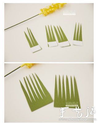 彩色卡紙制作漂亮花束的紙藝教程 -  rpnrmr.com
