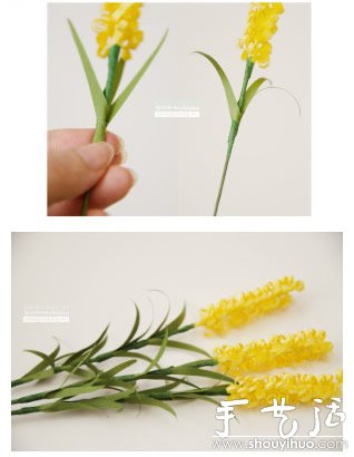彩色卡紙制作漂亮花束的紙藝教程 -  rpnrmr.com