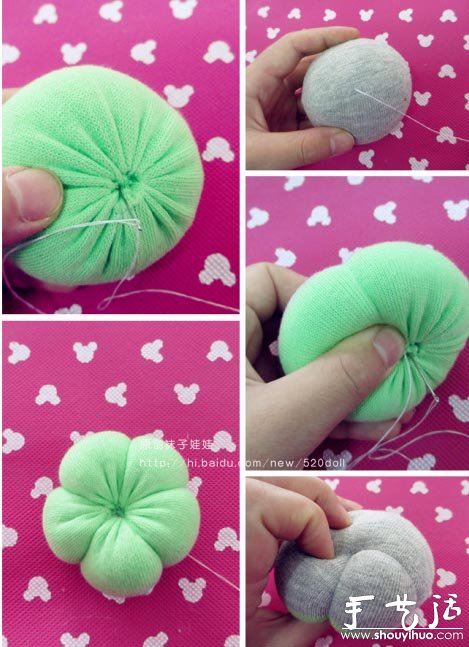 舊棉襪子手工DIY漂亮花朵 -  rpnrmr.com