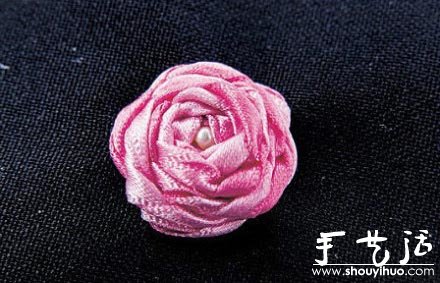 絲帶編織精美玫瑰花的教程 -  rpnrmr.com