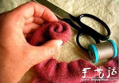 不織布手工DIY韓國風(fēng)裝飾小花的教程 -  rpnrmr.com